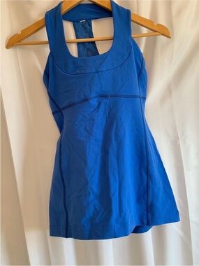 Blue Lululemon Halter Tank Top